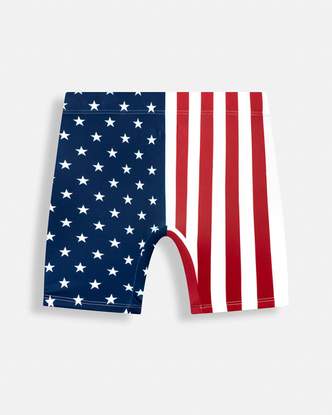 BODYBUILDING SHORTS – PRINT / CAMO FLAG