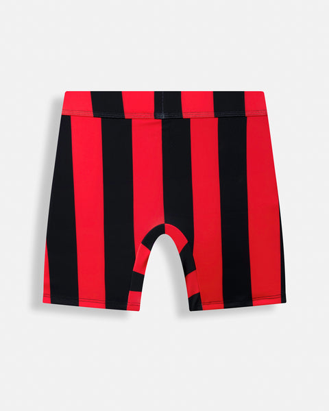 BODYBUILDING SHORTS – MOTORS / STRIPE REDBLACK