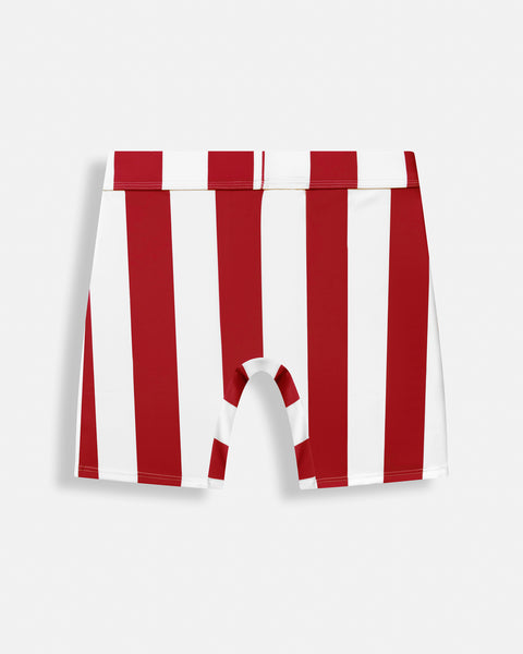 BODYBUILDING SHORTS – MOTORS / STRIPE RED