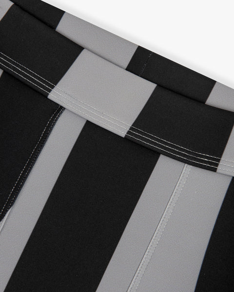 BODYBUILDING SHORTS – MOTORS / STRIPE GREY