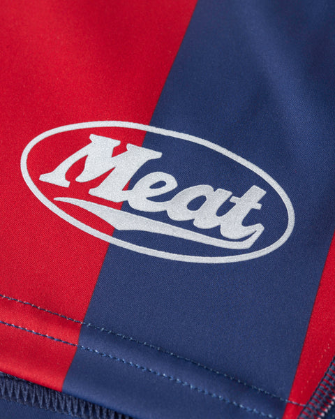 MUSCLE SHORTS – MOTORS / STRIPE REDBLUE