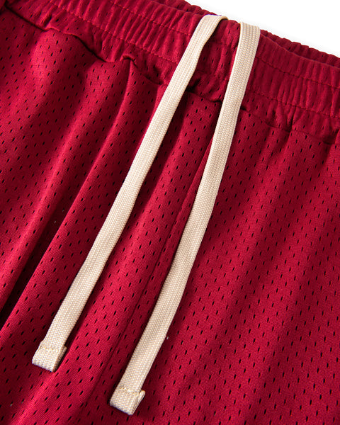 LIFTING SHORTS – MESH / RED