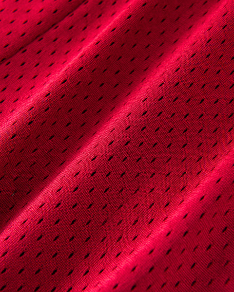 LIFTING SHORTS – MESH / RED