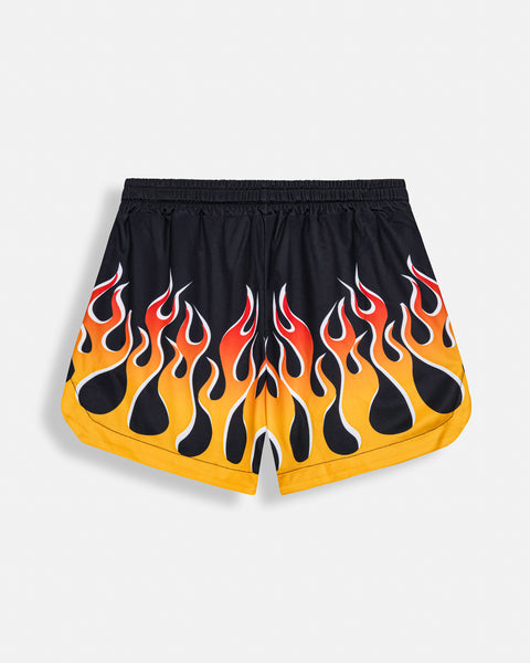 LIFTING SHORTS – PRINT / CAMO FLAME