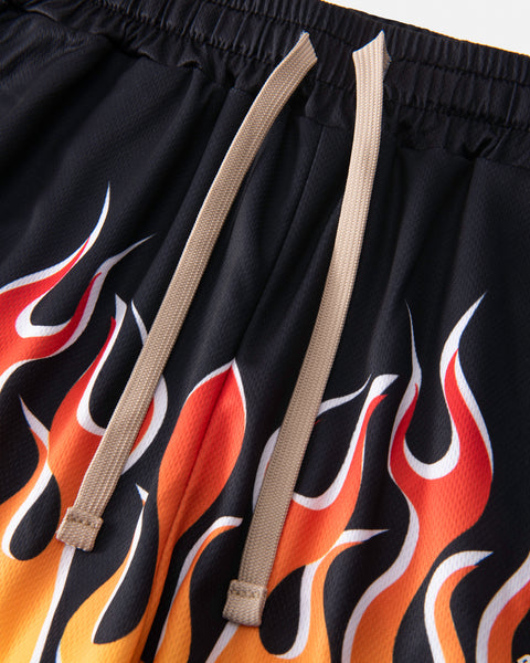 LIFTING SHORTS – PRINT / CAMO FLAME