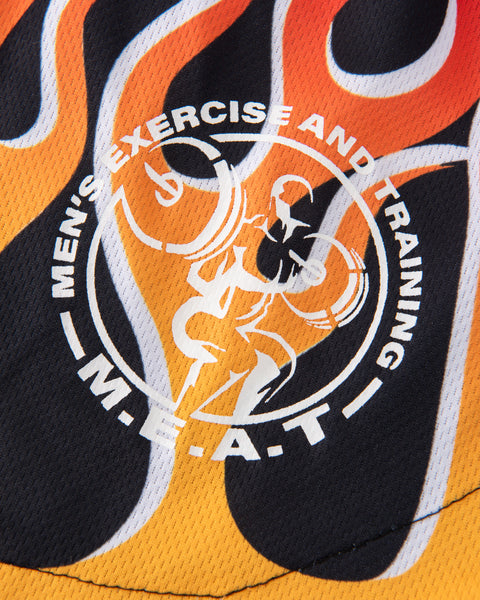 LIFTING SHORTS – PRINT / CAMO FLAME