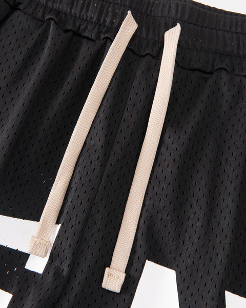 LIFTING SHORTS – WORDMARK / BLACK