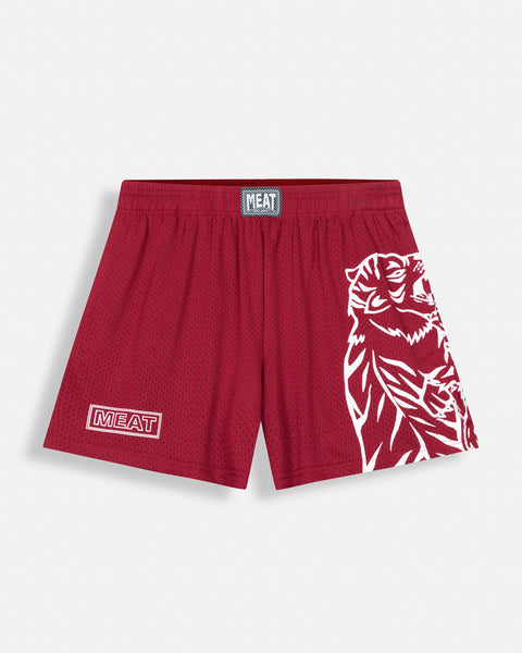 TRAINING SHORTS – CLUB / BURGUNDY RED