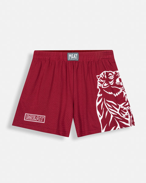 TRAINING SHORTS – CLUB / BURGUNDY RED