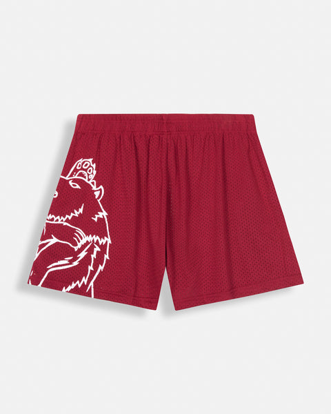 TRAINING SHORTS – CLUB / BURGUNDY RED