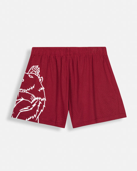 TRAINING SHORTS – CLUB / BURGUNDY RED