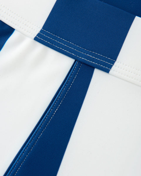 BODYBUILDING SHORTS – MOTORS / STRIPE BLUE