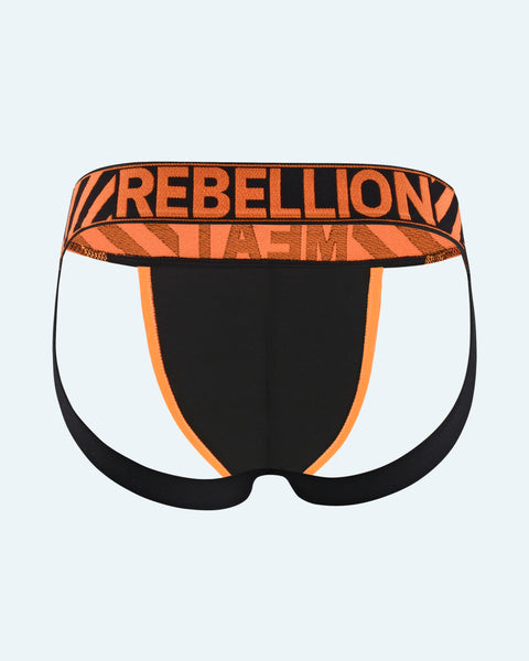 TRAINING JOCKSTRAP – REBELLION / BLACK