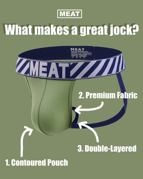 TRAINING JOCKSTRAP – MESH / FOREST GREEN