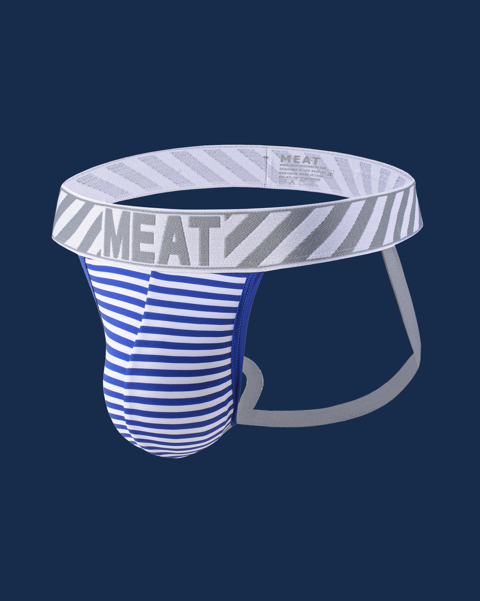 ALL AMERICAN TRAINING JOCK - STRIPED BLUE