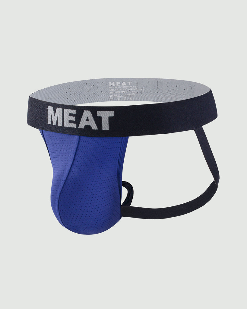 TRAINING JOCKSTRAP – CLASSIC / NAVY BLUE – MEAT® SPORTSCLUB