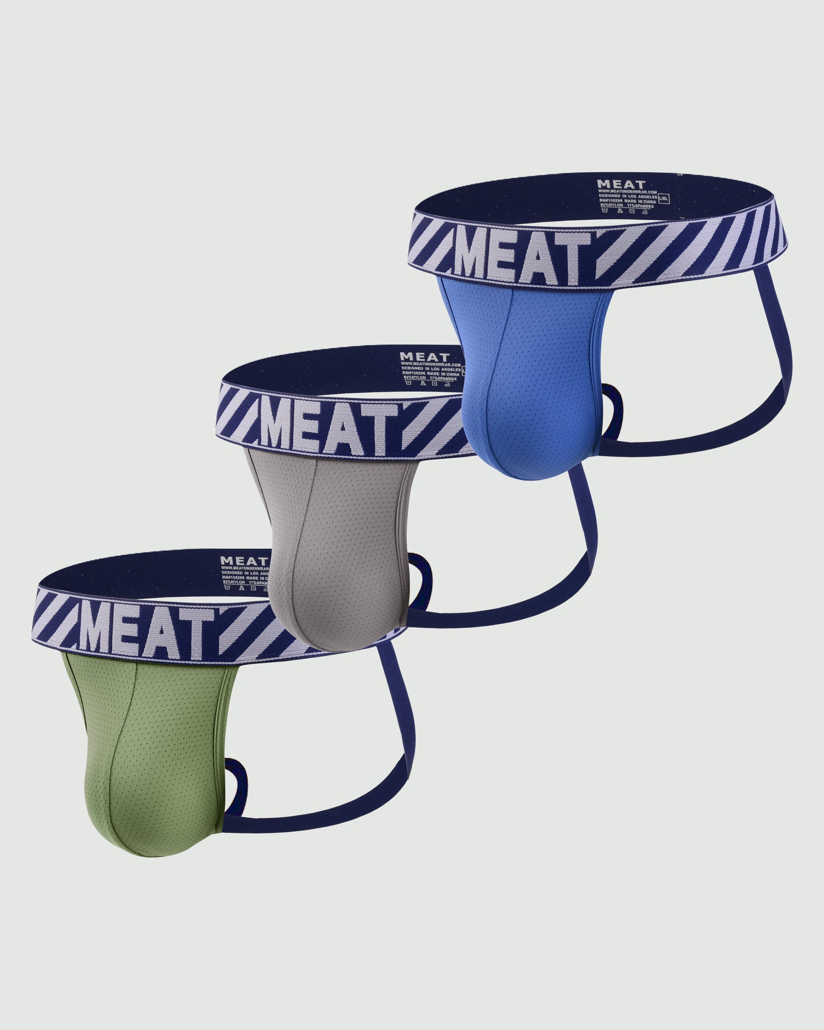 THREE (3) PACK SPORTY PERFORMANCE JOCKS - GAMEDAY