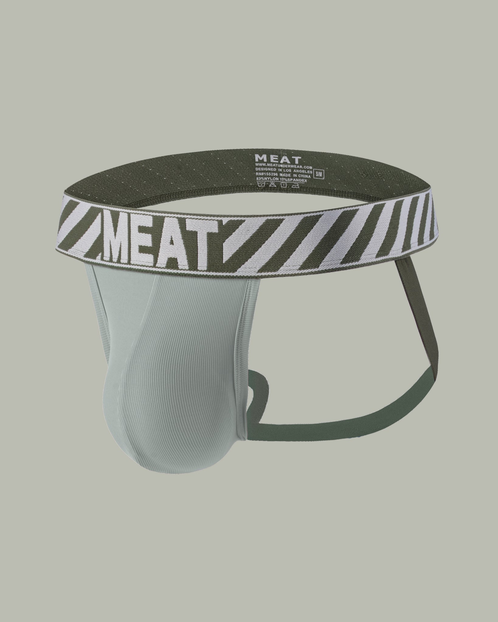 SPORTY PERFORMANCE JOCK - RIBBED / TURQUOISE BLUE