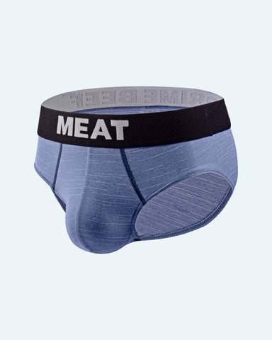 UGLYE®️ MEAT Men's Boxer Briefs - Dark Blue