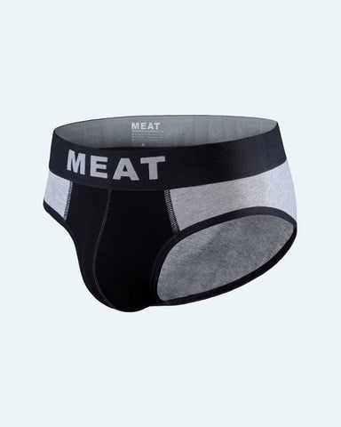 CLASSIC BRIEF - HEATHER GREY