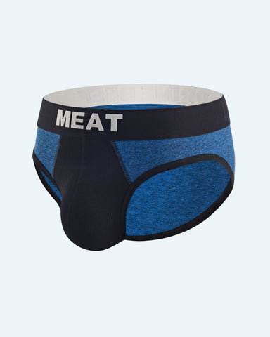 CLASSIC BRIEF - HEATHER BLUE