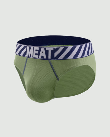 UGLYE®️ MEAT Men's Boxer Briefs - Dark Blue