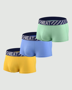 THREE (3) PACK SPORTY PERFORMANCE TRUNKS - DRAFTING