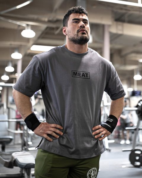 RELAXED FIT TRAINING TEE – HERITAGE / CHARCOAL GREY