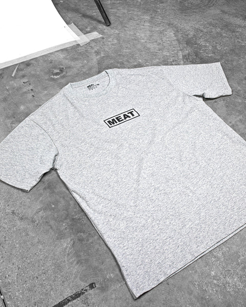 OVERSIZED TRAINING TEE - PRIMEBEEF / HEATHER GREY