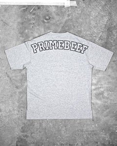 OVERSIZED TRAINING TEE - PRIMEBEEF / HEATHER GREY