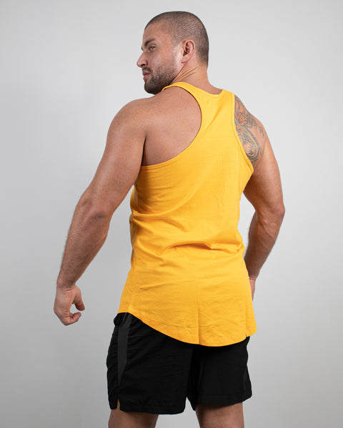 CLASSIC TRAINING STRINGER - COTTON / YELLOW