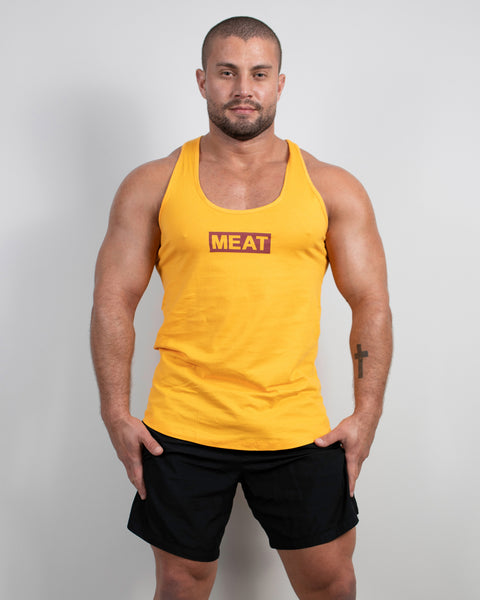 CLASSIC TRAINING STRINGER - COTTON / YELLOW