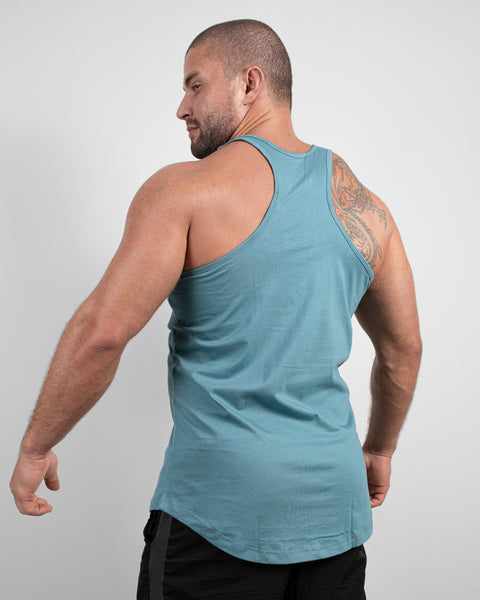 CLASSIC TRAINING STRINGER - COTTON / BLUE