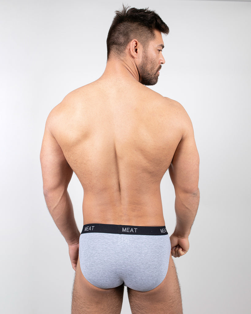 PERFORMANCE BRIEF – CLASSIC / HEATHER GREY – MEAT® SPORTSCLUB