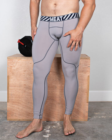 BASELAYER LEGGINGS – MESH / SMOKEY GREY