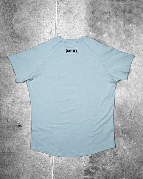 TAPERED TRAINING TEE – CLASSIC / CERULEAN BLUE