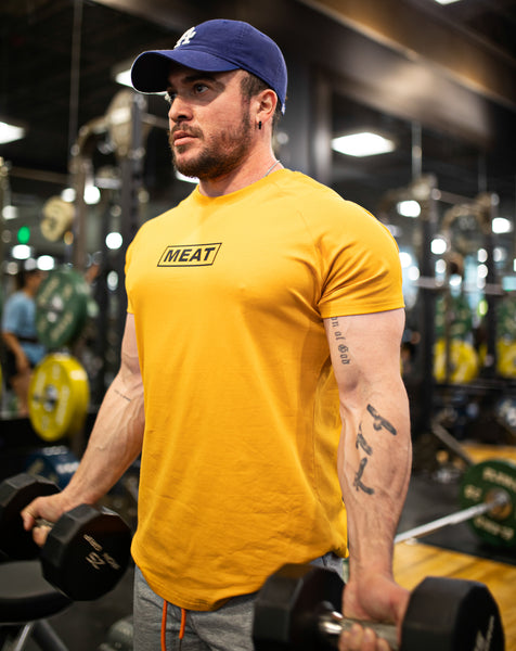 TAPERED TRAINING TEE – CLASSIC / YELLOW