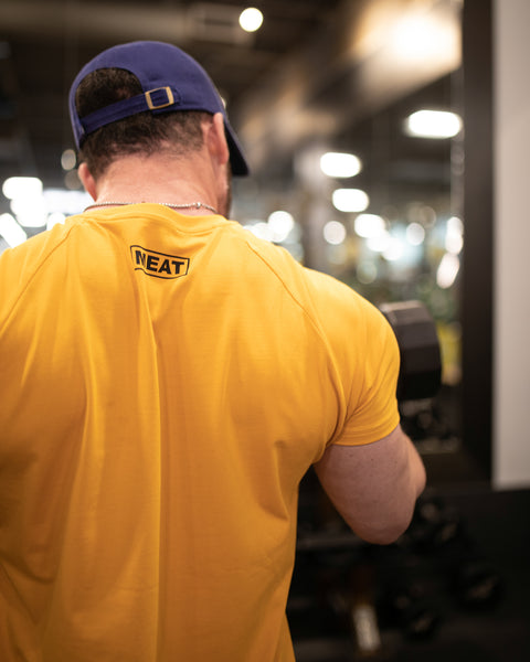 TAPERED TRAINING TEE – CLASSIC / YELLOW