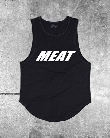 LOOSE-FIT MUSCLE TANK - ITALIC / BLACK