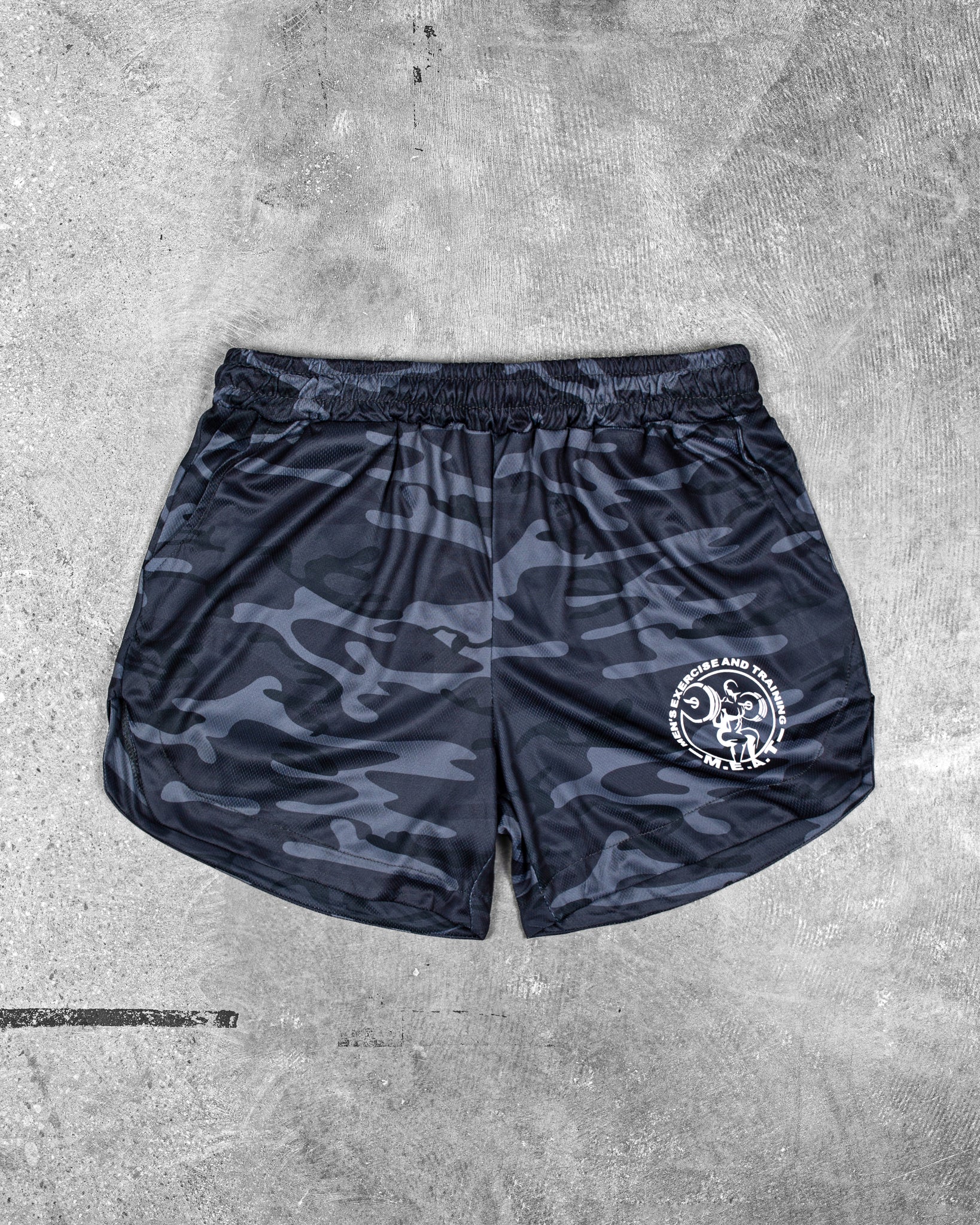 LIFTING SHORTS – PRINT / CAMO BLACK