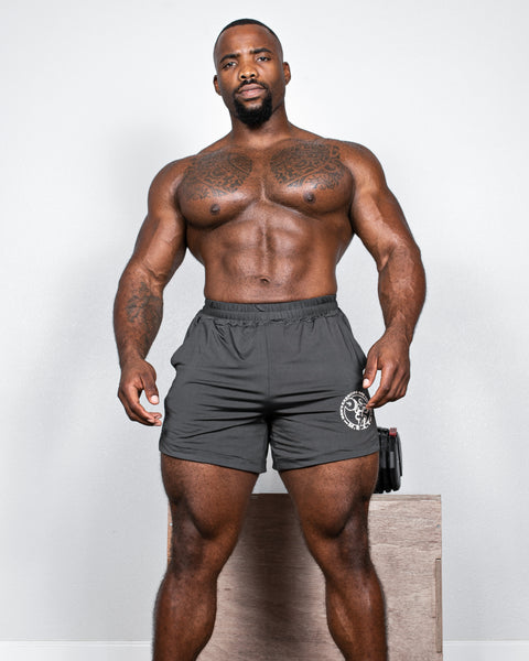 LIFTING SHORTS - CHARCOAL GREY