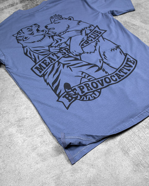 OVERSIZED TRAINING TEE – CLUB / ASH BLUE