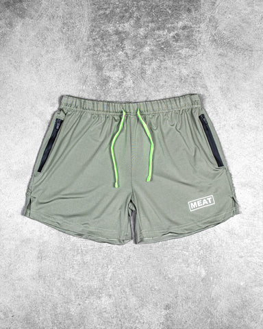 SQUATTING SHORTS 2.0 - TEA GREEN