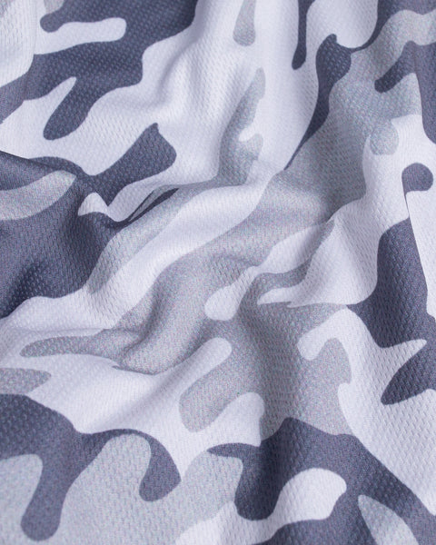 LIFTING SHORTS - CAMO WHITE