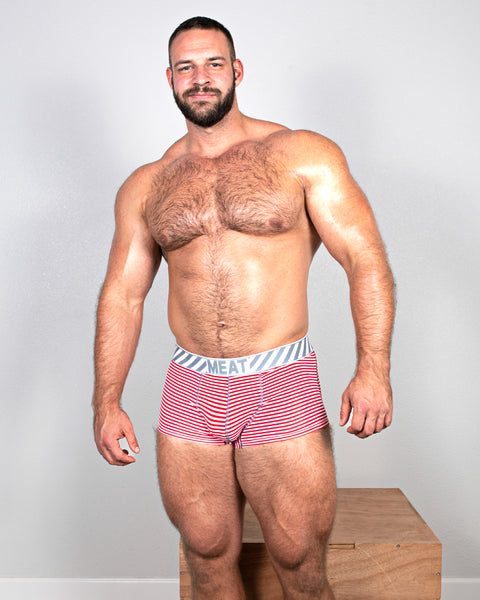 ALL AMERICAN TRUNK - STRIPED RED