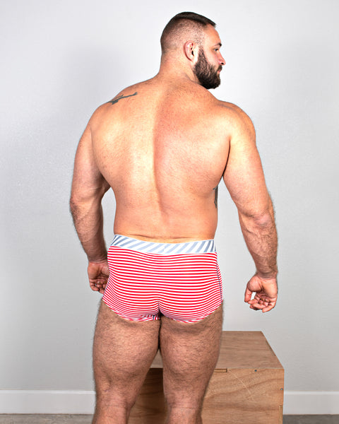 ALL AMERICAN TRUNK - STRIPED RED