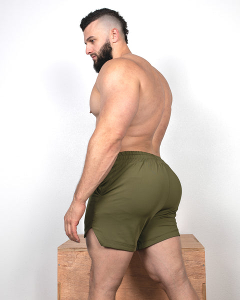 LIFTING SHORTS - FOREST GREEN