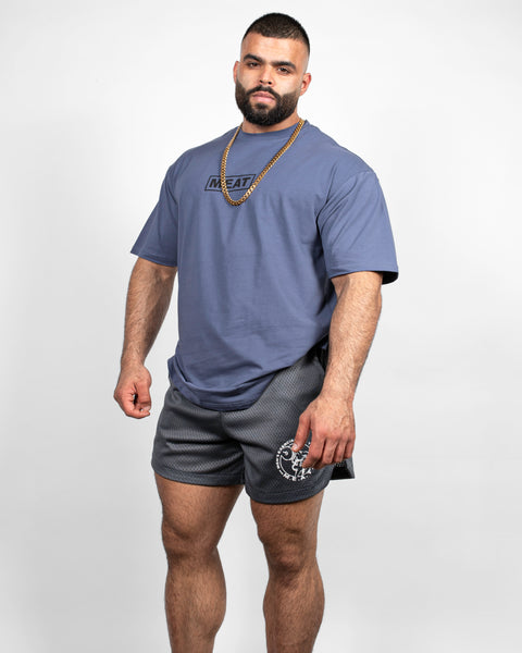 OVERSIZED TRAINING TEE – CLUB / ASH BLUE