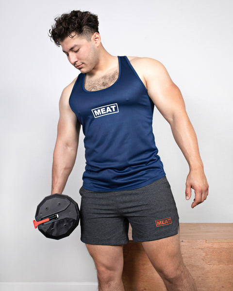 LIFTING SHORTS - COTTON / DARK GREY