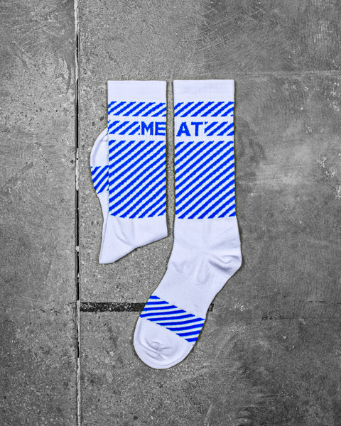 WEIGHTLIFTING SOCKS – CLASSIC / WHITEBLUE